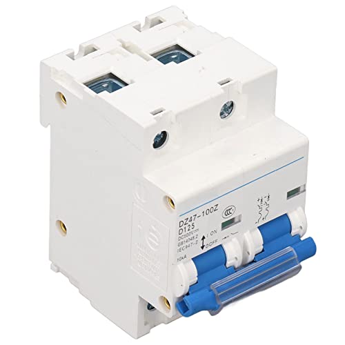 MasYosh DC Circuit Breaker 10Ka Break -Kapazität 36mm DIN -Schienenüberlastungsschutz Miniatur -Leistungsschalter DC1000V (125a) von MasYosh