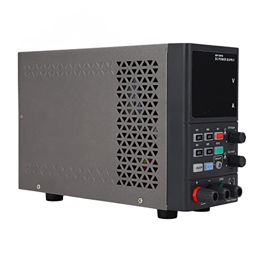 MasYosh DC Reguliertes Netzteil, 5 Bis 12 V Ausgang mit USB -Schnellladung und Mehreren Schutzfunktionen für Laborgeräte und Elektronische Geräte (EU -Stecker) von MasYosh