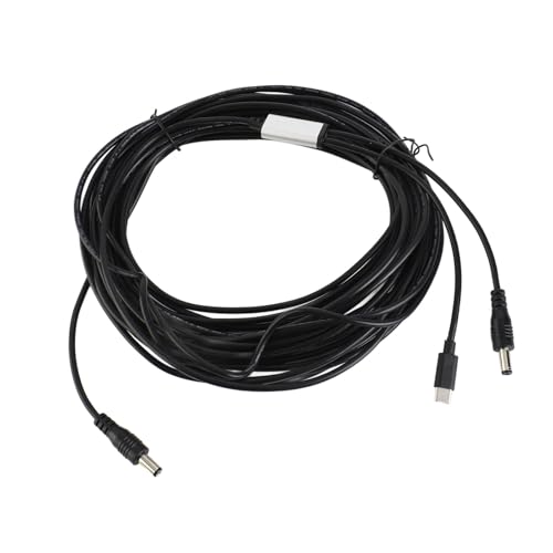 MasYosh DC-Stromkabel, 32,8 FT Männlich Bis Männlich -Verlängerung Kabel mit Intelligentem PD-Chip für Mini-Laptop-Monitor LED-Licht von MasYosh