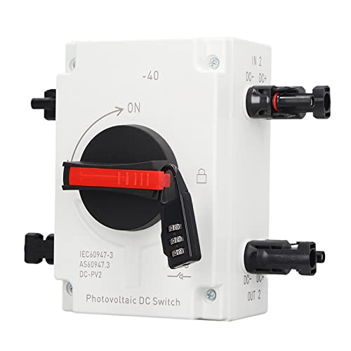 MasYosh DC1200V 32A 4p PV DC -Isolierungsschalter 2 in 2 Out IP66 Waterierter Solar -Sink -Lastschalter Übertragungsschalter von MasYosh