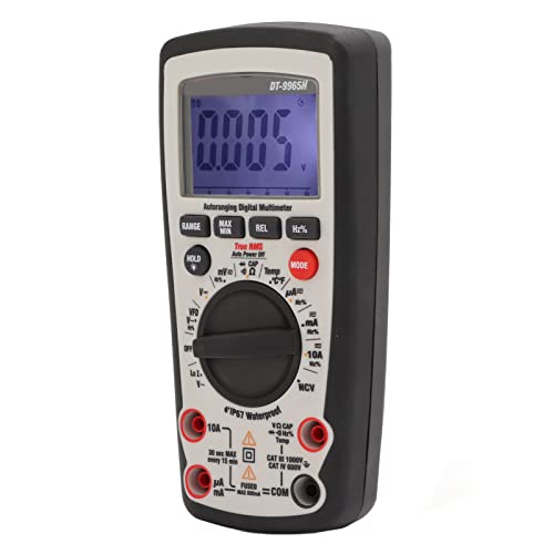 MasYosh DT -9965H Multimeter Digital LCD -Stromspannungstester NCV -Tests mit Überlastschutz für Elektriker -Elektrizitätstests von MasYosh