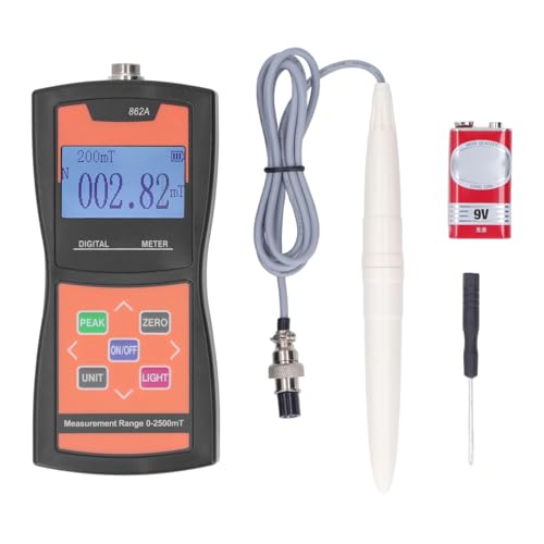 MasYosh Digital Handheld Gaussmeter Permanent Magnet Oberflächenmagnetfeld Gauß Messgerät Hoher Genauigkeitstesterfestigkeitsfestigkeit MasYosh Digital Handheld Gaussmeter Permanent Magnet Oberflächenmagnetfeld Gauß Messgerät Hoher Genauigkeitstesterfestigkeitsfestigkeit von MasYosh