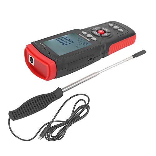 MasYosh Digital LCD -Anemometer, Thermisches Handheld -Windgeschwindigkeitsmesser mit Großem Hintergrundbeleuchtungsbildschirm und Datenspeicher für die Messung der Fabrikbürowindmessung MasYosh Digital LCD -Anemometer, Thermisches Handheld -Windgeschwindigkeitsmesser mit Großem Hintergrundbeleuchtungsbildschirm und Datenspeicher für die Messung der Fabrikbürowindmessung von MasYosh
