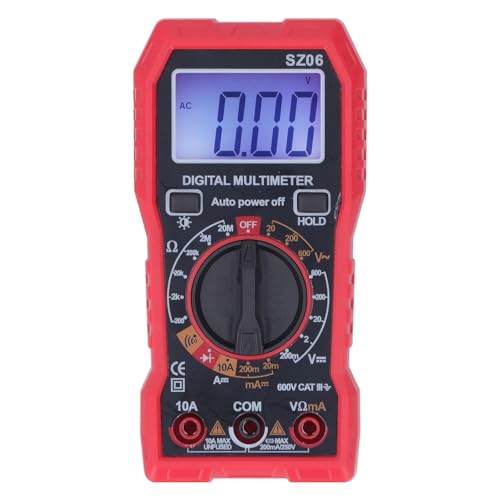 MasYosh Digital Multimeter Hohe Genauigkeit HD Rücken Beleuchtet Anti -Verbrennungs -Multifunktionsspannungsmessgerät für die Reparaturwartung von MasYosh