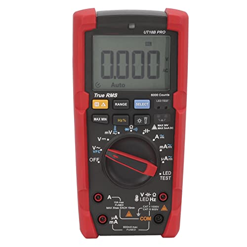 MasYosh Digital Multimeter Safe Haltlable Hohe Genauigkeit Großer Bildschirm Anti -Vibration Wide Application Multimeter Tester MasYosh Digital Multimeter Safe Haltlable Hohe Genauigkeit Großer Bildschirm Anti -Vibration Wide Application Multimeter Tester von MasYosh