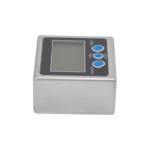 MasYosh Digitale Anzeigeebene, Robuste Langlebige Aluminiumlegierung mit LCD -Bildschirm und Abschließbare Daten für Level- und Winkelmessung 4x90 Grad (Einseitiger Magnet) von MasYosh