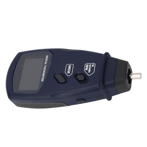 MasYosh Digitaler Drehzahl Messer, Handheld-Drehzahl Messer mit 5-stelliger LCD-Bildschirm Zur Messung der Motor Drehzahl 0,5 Bis 19999 U/min, mit Geringem Lager Antrieb für Haushalts von MasYosh