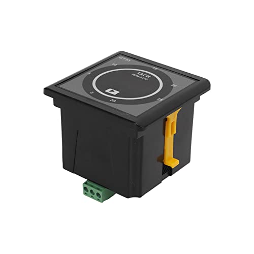 MasYosh Digitaler Drehzahlmesser, Multifunktionales Motordrehzahlmessgerät mit Kreisförmiger LED -Lichtstrahl und Alarmschutz für die Messung des Motorradmotormotormotors für von MasYosh