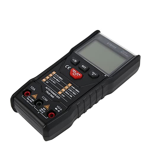 MasYosh Digitaler Multimeter, Genaues Lesen mit Hoher Genauigkeit Intelligenter Spannungstester mit LCD -Hintergrundbeleuchtung für die Elektrische Parametermessung von MasYosh