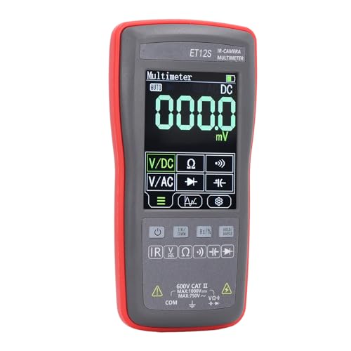 MasYosh Digitaler Multimeter -Tester 2 in 1 Thermischer Imager mit 10800 20 Hz Bildfrequenz 4000 Zählungen Anzeige von MasYosh