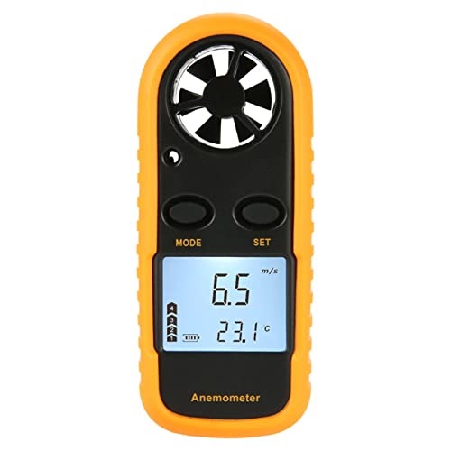 MasYosh Digitales Anemometer, LCD -Windgeschwindigkeitstemperaturmessgerät mit Hintergrundbeleuchtung Automatisch Ausgeschaltet, Zur Messung der Windgeschwindigkeit in 5 Einheiten M/s MasYosh Digitales Anemometer, LCD -Windgeschwindigkeitstemperaturmessgerät mit Hintergrundbeleuchtung Automatisch Ausgeschaltet, Zur Messung der Windgeschwindigkeit in 5 Einheiten M/s von MasYosh
