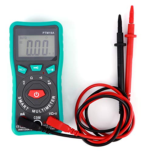 MasYosh Digitales Multimeter, Auto -Ranging True RMS -Multimeter mit Taschenlampen -Hintergrundbeleuchtungsdaten Halten Sie NCV für Gleichspannungsstromwiderstandskap von MasYosh