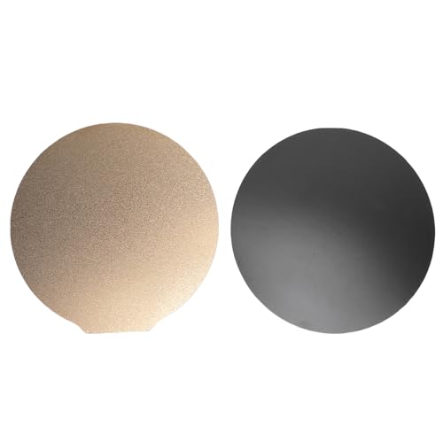MasYosh Doppelseitige PEI -Build -Platte für Kossel 3D -Drucker Textured Heißbettdruckplattform mit Magnetischem Bett Rund 200 Mm Durchmesser von MasYosh
