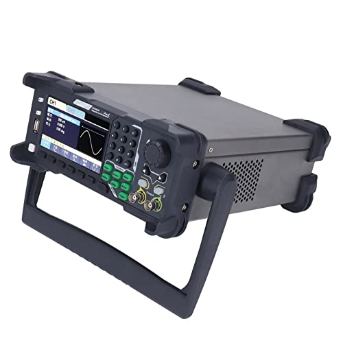 MasYosh Dual -Kanal -Signalgenerator, 30s -Stichprobenrate 16bit Vertikale Auflösung mit 4,3 -Zoll -Farb -LCD -Bildschirm für Beliebige Wellenformfunktion Generator (EU -Stecker) von MasYosh