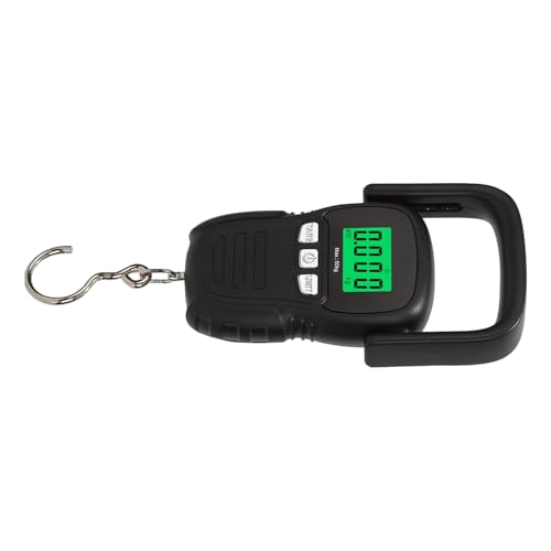 MasYosh Elektronische Tragbare Handskala, USB -Ladehänge -Hakenskala mit Hintergrundbeleuchtung und Temperaturanzeige für Werkslabors von MasYosh