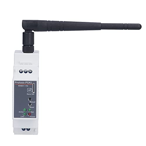 MasYosh Ethernet Serienserver, Bis 4G DTU mit LTE TDD FDD WCDMA -Unterstützung, 460800bit / S UART -Baud -Rate, 3 TCP -UDP -Kanäle für IoT Bridge Fernbedienungskonfiguration von MasYosh