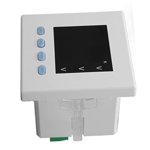 MasYosh Intelligenter Digitaler Voltmeter, 3 Phase White ABS Recorant mit Programmierbarer Messung, Klares Digitales Display, für die Verteilung der Umstation Automatisierung AC220V von MasYosh