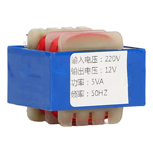 MasYosh Isolationstransformator, 5W 220 V Bis 12 V Spannungswandler mit Kurzschlussschutz für Audio -Beleuchtung Automobilnetze von MasYosh