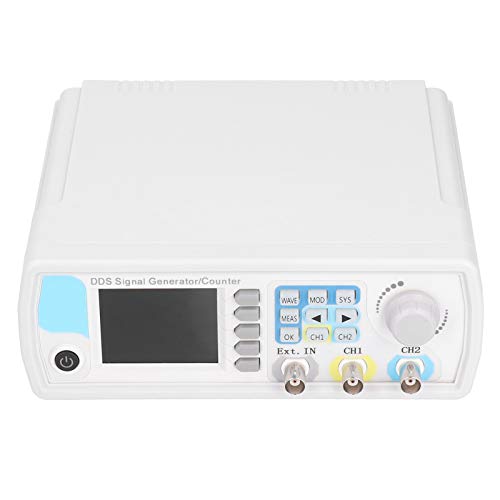 MasYosh JDS6600 50m Dual Channel Belary Waveform Signal Generator, Hohe Genauigkeit 50 MHz Frequenz mit Kurzschlussschutz, für Forschungsunterricht Automotive Electronics (EU -Stecker) von MasYosh