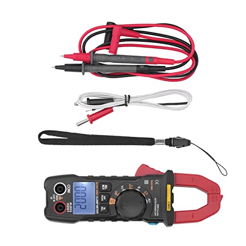 MasYosh Klemmmesser, Digitaler Multimeter -Amperemeter -Voltmeter -Tester mit Zwei Anzeige -Hintergrundbeleuchtung für AC -DC -Schaltkreise, Widerstandskapazitätstest, von MasYosh
