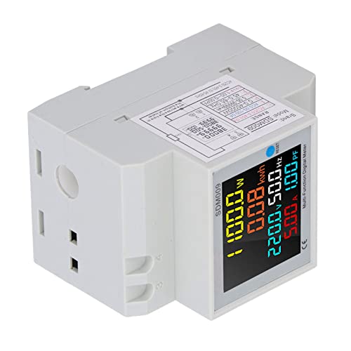 MasYosh LCD -Anzeige Multimeter Rail Mount Einphase Ein Multifunktionales Digitales Messgerät mit Transformator AC 250 V Bis 450 V von MasYosh