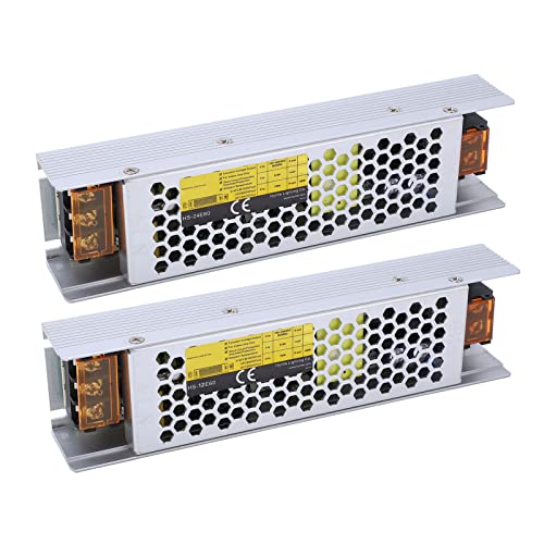 MasYosh LED-Stromversorgung, 60W Ausgang 185-264V Wechselstromeingang mit überspannungsstromtemperaturschutz, für LED-Lichtstreifen Module Stangenrohre (12V) von MasYosh