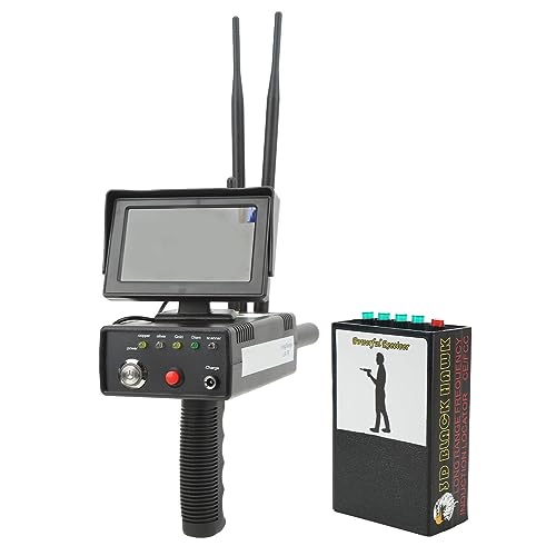 MasYosh Langstreckenmetalldetektor, Hochgenauige Gold Silber Kupfer -Finder mit Frequenzregler und Wiederaufladbarer für Sicherheitsinspektion Archäologie Outdoor -Prospektion (EU -Stecker) von MasYosh
