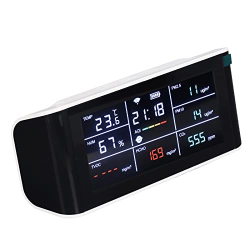 MasYosh Luftqualitätsmonitor WiFi Multifunktional Tragbarer CO2 -Monitor für Weinkeller Häuser MasYosh Luftqualitätsmonitor WiFi Multifunktional Tragbarer CO2 -Monitor für Weinkeller Häuser von MasYosh