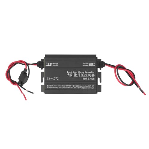 MasYosh MPPT Solar Boost Controller, 400W 12-50 V Solar Panel Ladungsregler mit LED-Anzeige für 24 V 36 V 48 V 60 V 72V Batterie Elektroauto Fahrrad MasYosh MPPT Solar Boost Controller, 400W 12-50 V Solar Panel Ladungsregler mit LED-Anzeige für 24 V 36 V 48 V 60 V 72V Batterie Elektroauto Fahrrad von MasYosh