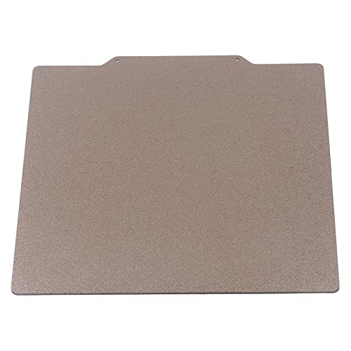 MasYosh Magnetische Federstahlplatte, Hochtemperaturfeste Flexible Doppelseitige PEI -Stahlplatte mit Starker Magnetbasis für CR10 V2 CR X CR10S Pro 320x310mmmm von MasYosh
