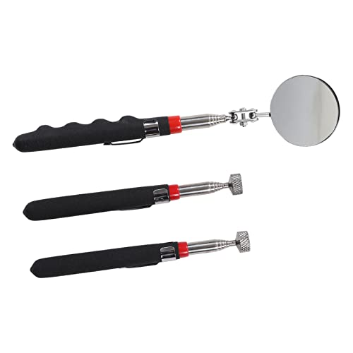MasYosh Magnetisches Pick -up -Werkzeug, 3pcs Teleskopspiegel Grabber mit 8 Pfund Saug und Gummigriff für Schmale Raum, Metallmuttern Schrauben Schrauben MasYosh Magnetisches Pick -up -Werkzeug, 3pcs Teleskopspiegel Grabber mit 8 Pfund Saug und Gummigriff für Schmale Raum, Metallmuttern Schrauben Schrauben von MasYosh