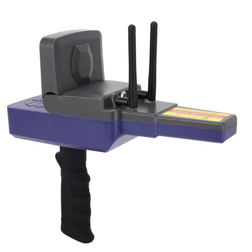 MasYosh Metalldetektor, 9 Modi 1500 M Range 30 M Tiefe Unterirdischer Metallscanner mit LED -Anzeige und Digitale Einstellung für Gold Silber Kupfer Diamant Porzellan (EU -Stecker) von MasYosh