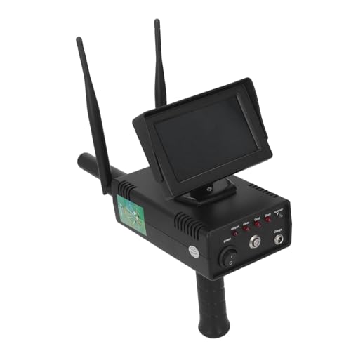 MasYosh Metalldetektor Hohe Genauigkeit 480p HD LCD Display Nachtsicht Handheld Unterirdischer Goldfinder Metallscanner (EU -Stecker) von MasYosh