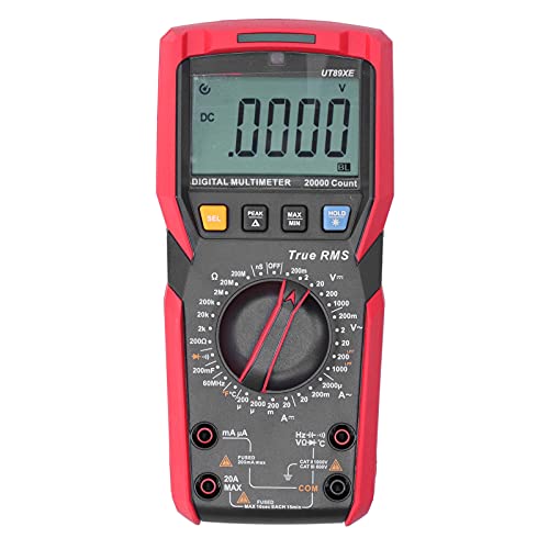 MasYosh Multimeter-, 20000 -Bit -RMS -RMS Digital Multimeter mit Leitfähigkeitsmessung und Überlastschutz für Elektrische Wartung und Industrielle Verwendung von MasYosh