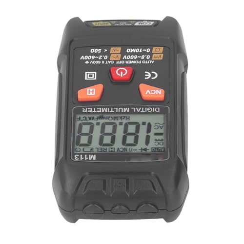 MasYosh Multimeter Digitales Auto -Ranging -Kit AC Voltmeter Amperemeter Ohmmeter Hoher Genauigkeit Tragbarer Elektro -Tester Schwarz MasYosh Multimeter Digitales Auto -Ranging -Kit AC Voltmeter Amperemeter Ohmmeter Hoher Genauigkeit Tragbarer Elektro -Tester Schwarz von MasYosh