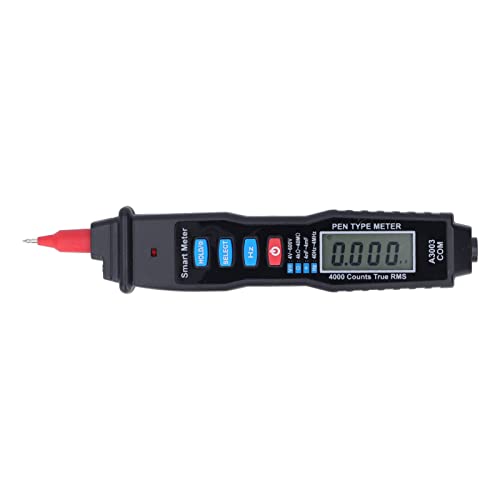 MasYosh Multimeter Vom Stifttyp, Intelligent Hohe Genauigkeit Digitale Spannungskapazitätsfrequenzmesser mit NCV -Nichtkontakt -Spannungserkennung, Auto -Reichweite, Taschenlampe für von MasYosh