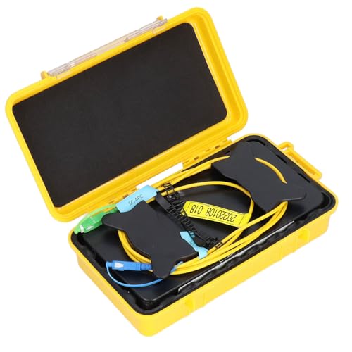 MasYosh OTDR-Glasfaser-Test-Verlängerung Kabel, Einzelmode-2000-Meter-Jumper-Kabel für OTDR-Tester mit Geringer Verlust-Stabile Leistung, Wasserdicht Explosions Beständig MasYosh OTDR-Glasfaser-Test-Verlängerung Kabel, Einzelmode-2000-Meter-Jumper-Kabel für OTDR-Tester mit Geringer Verlust-Stabile Leistung, Wasserdicht Explosions Beständig von MasYosh