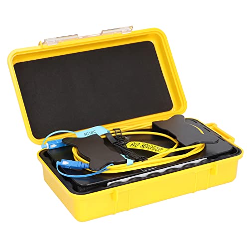 MasYosh OTDR Kabel Box, Glasfaser Ringe Dead Zone Eliminator 1000M mit Wasserdichtem Design, für die OTDR-Test-Entschädigung für Blinde Stelle von MasYosh