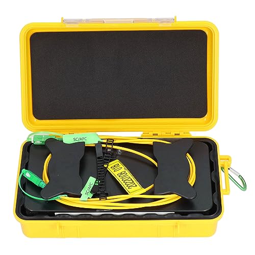 MasYosh OTDR -Startkabelbox, Glasfaser -Testwerkzeug mit SCAPC -Steckverbindern für OTDR Blind Spot -Test, 1000 M Länge, Wasserdicht, Niedriger Verlust von MasYosh