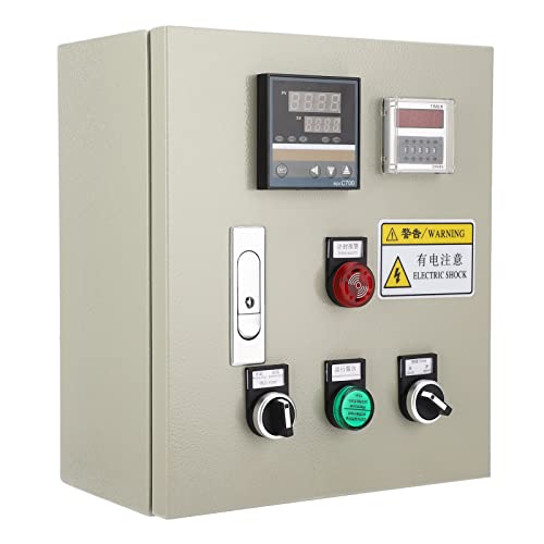 MasYosh PID -Temperaturregler, Digitale Thermostatbox 15 KW 380 V Hohe Genauigkeit mit Digitalem Display, für Plastikmaschinen für Ofenhärtungsmaschinen von MasYosh