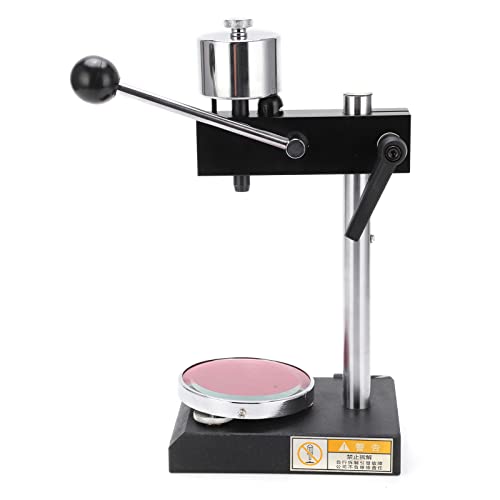 MasYosh SLX AC Hardness Tester Ständer, Schwarze Marmorbasis mit Temperamentvoller Glasstestbank für Gummi -Schwamm -Schaumhärtenhärten mit Einer Härte Vom Typ C -C von MasYosh