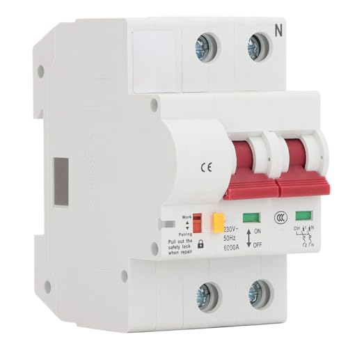 MasYosh Smart Circuit Breaker Active Passiv Signal Control 2P Miniatur Breaker Überlastschutz Luftschalter AC 230 V (80a) von MasYosh