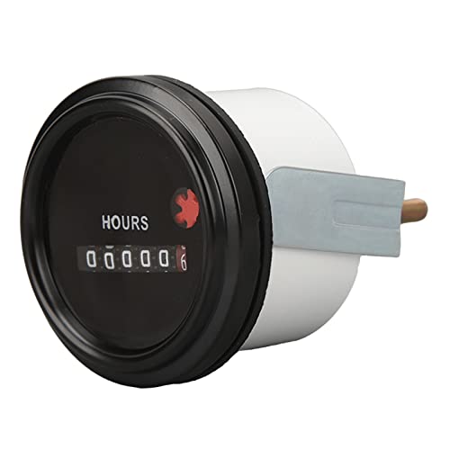 MasYosh Stunde Meter Genaue Timing Wasserdichte Transparente Abdeckung 3035766 Generator Hourmeter für Motor DC6-80V von MasYosh