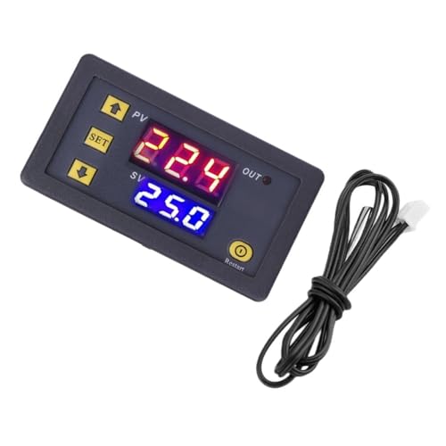 MasYosh Temperaturcontroller -Modul mit Probe Hoher Genauigkeit Digital Anzeige Thermostatschalter ‑ 50-110 ℃ (110V-220V) von MasYosh