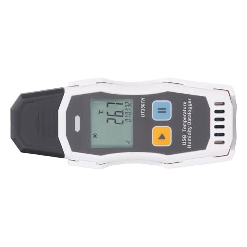 MasYosh Temperaturtester, Digitales Hygrometer -Thermometer mit Hoher Genauigkeit mit USB -Datenübertragung und 64000 Speicherkapazität für Laborkrankenhausschulen Kühlungslagerung der MasYosh Temperaturtester, Digitales Hygrometer -Thermometer mit Hoher Genauigkeit mit USB -Datenübertragung und 64000 Speicherkapazität für Laborkrankenhausschulen Kühlungslagerung der von MasYosh