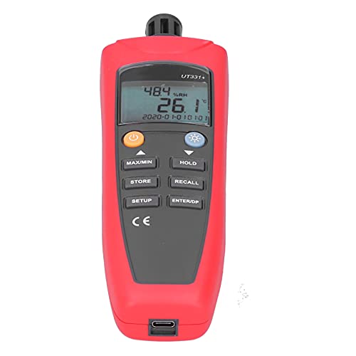 MasYosh UT331+ Digitales Thermometer -Hygrometer, Hohe Genauigkeitstemperaturfeuchtigkeitsmessgerät für den Innenbereich mit USB -Leistung und Datenexport MasYosh UT331+ Digitales Thermometer -Hygrometer, Hohe Genauigkeitstemperaturfeuchtigkeitsmessgerät für den Innenbereich mit USB -Leistung und Datenexport von MasYosh