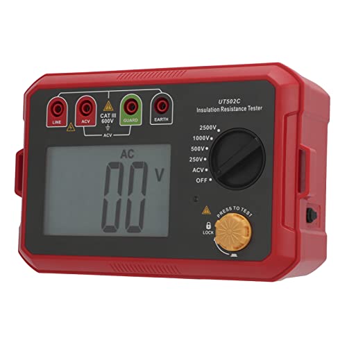 MasYosh UT502C Isolationswiderstandsmesser Digitaler Leckage Detector Elektrische Geräte -Testwerkzeug für Elektrische Geräte von MasYosh