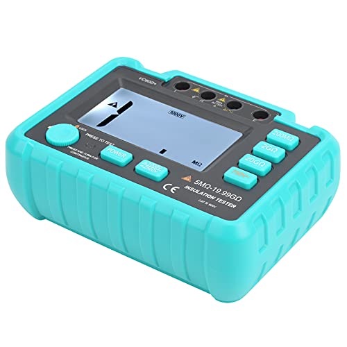 MasYosh VC60D Plus Digitaler Isolierungstester, 0,5 Bis 19,99GΩ Megohmas mit Hintergrundbeleuchtung und Überlastschutz für Isolierte Motoren Kabel Elektronische Geräte MasYosh VC60D Plus Digitaler Isolierungstester, 0,5 Bis 19,99GΩ Megohmas mit Hintergrundbeleuchtung und Überlastschutz für Isolierte Motoren Kabel Elektronische Geräte von MasYosh