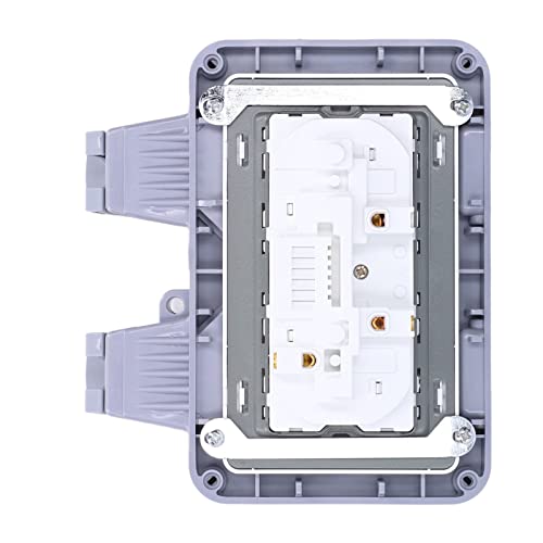 MasYosh Wasserdichte Steckdose, IP66 Outdoor-Steckdose mit Unabhängigem Schalter und Anzeige Licht, für Werkstatt Garage Garten Gewerbliche Nutzung MasYosh Wasserdichte Steckdose, IP66 Outdoor-Steckdose mit Unabhängigem Schalter und Anzeige Licht, für Werkstatt Garage Garten Gewerbliche Nutzung von MasYosh