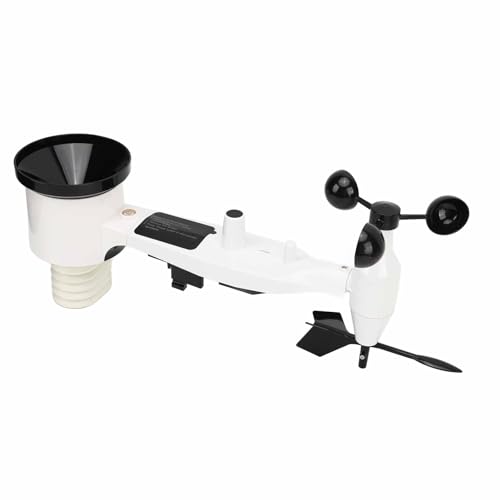 MasYosh Wettermonitor mit Outdoor -Sensor Wireless Wettermesser Temperaturfeuchtigkeit Windgeschwindigkeitsanzeige von MasYosh